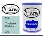 Preview: Fiat, Turchese Farfalla, 463: 500ml Lackdose, von ATW Autoteile West.